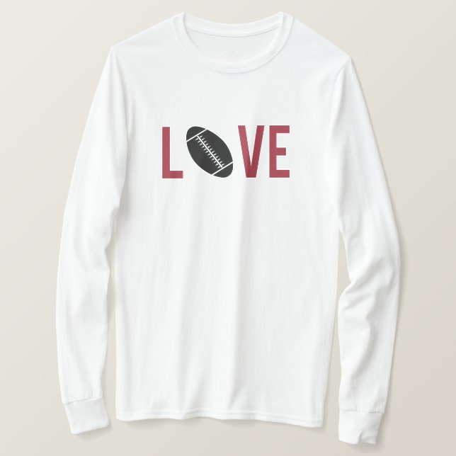 T-shirts Amor ao Futebol (Frente do Design)
