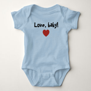 T-shirts Amor, bebê! Cripador-rapazes