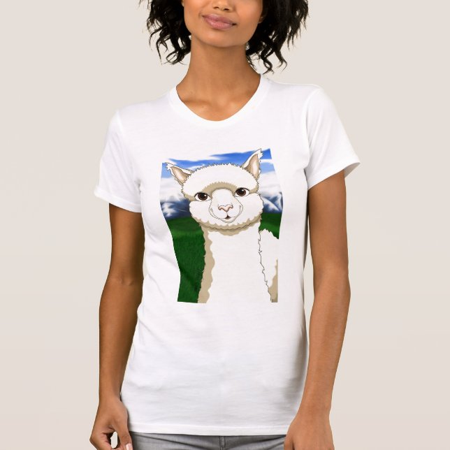 T-shirts Amor da alpaca (Frente)