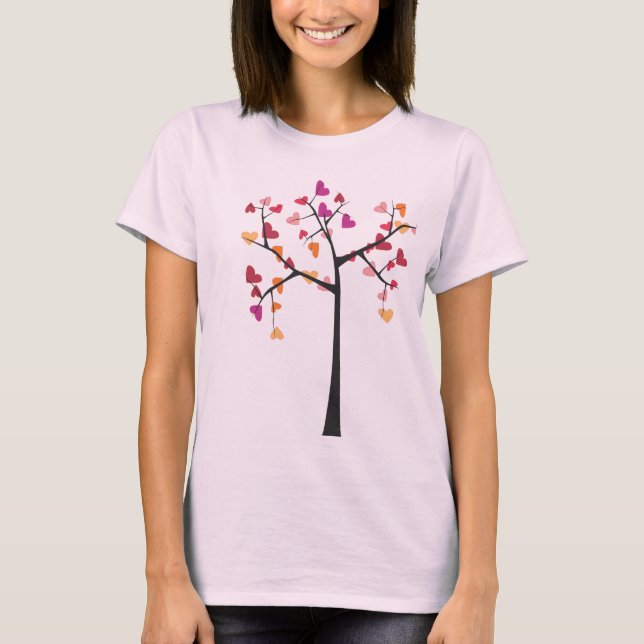 T-shirts Amor da árvore (Frente)