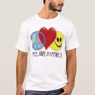 T-shirts Amor da paz & T cabido felicidade