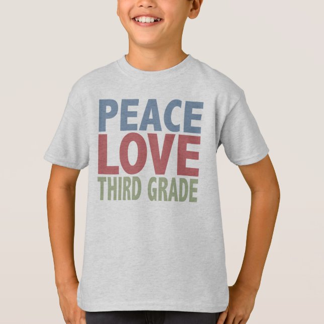 T-shirts Amor da paz terceiro grau (Frente)