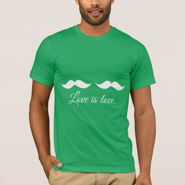 T-SHIRTS AMOR DE BIGODE (Frente)