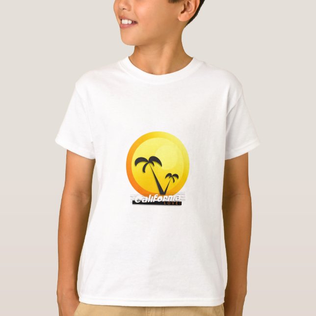 T-shirts Amor de Califórnia (Frente)