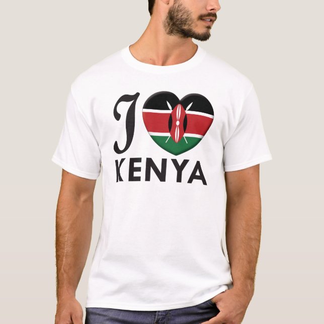 T-shirts Amor de Kenya (Frente)