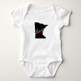 T-shirts Amor de Minnesota! Presentes para amantes do