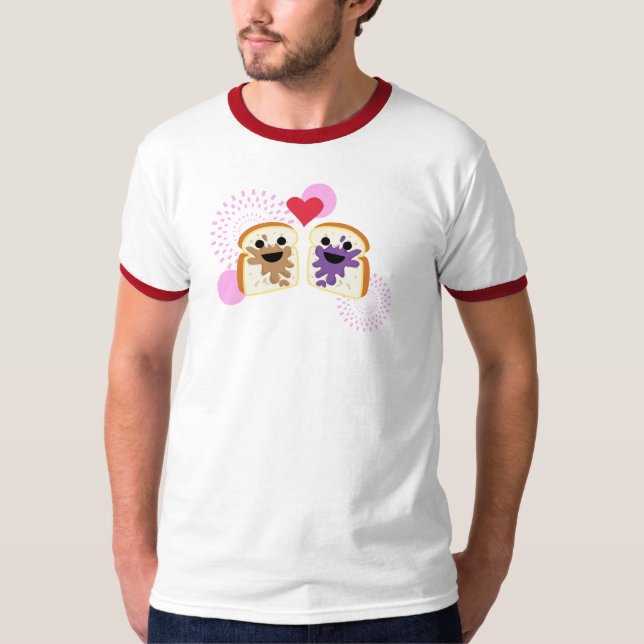 T-shirts Amor de PB& J (Frente)