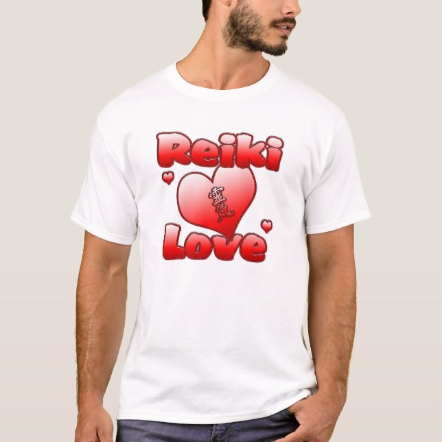 T-shirts Amor de Reiki (Frente)