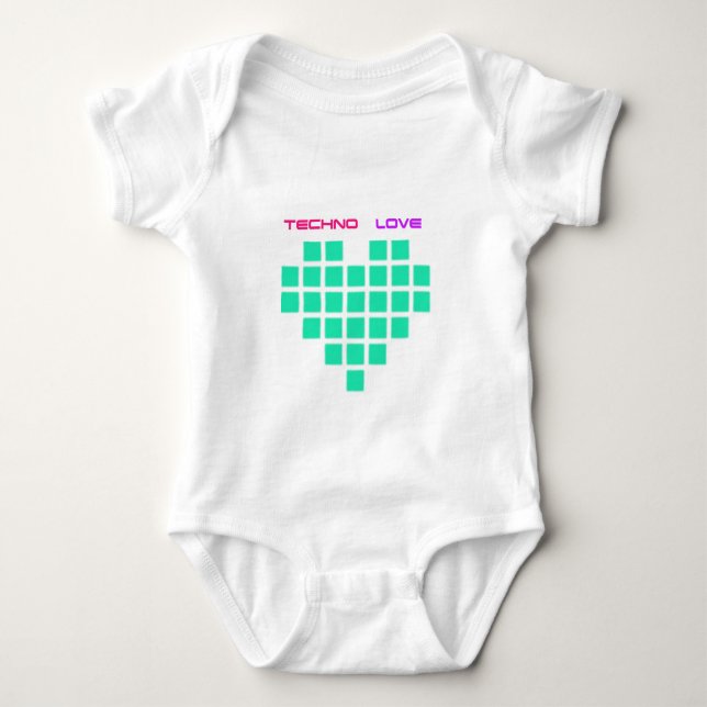 T-shirts Amor de Techno (Frente)