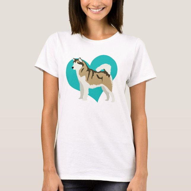 T-shirts Amor do Alasca (Frente)