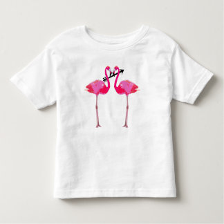 T-shirts Amor do flamingo