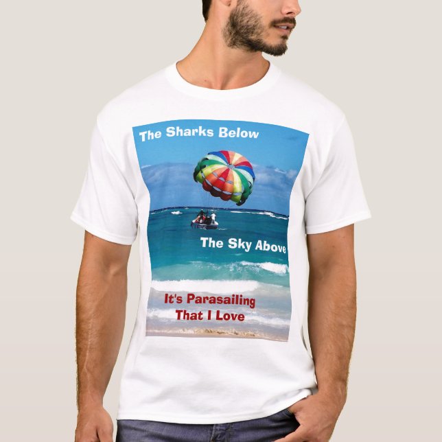 T-shirts Amor do Parasailing (Frente)