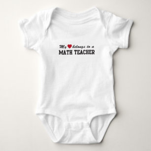 T-shirts Amor do professor de matemática