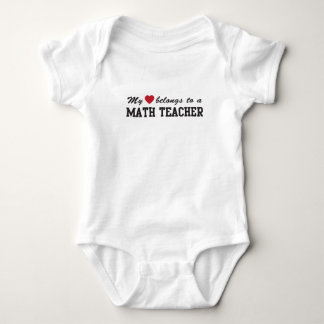 T-shirts Amor do professor de matemática