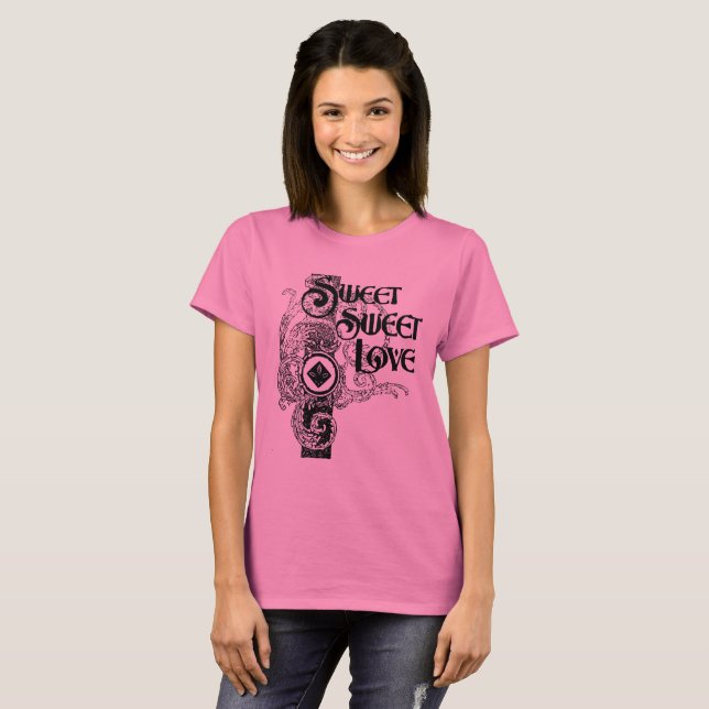 T-shirts Amor doce (Frente Completa)