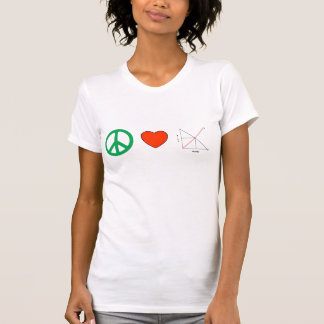T-shirts Amor e economia da paz