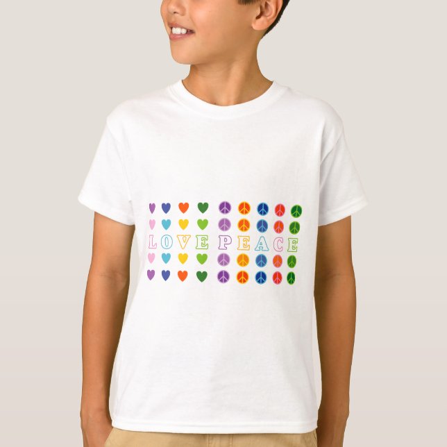 T-shirts Amor e Paz (02) (Frente)