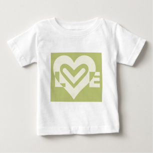 T-shirts Amor em Sage Green