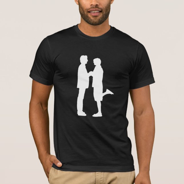 T-shirts Amor entre Homens (Frente)