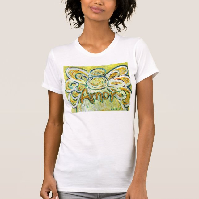 T-shirts Amor Inspiration Angel Shirt (Arte na Frente) (Frente)