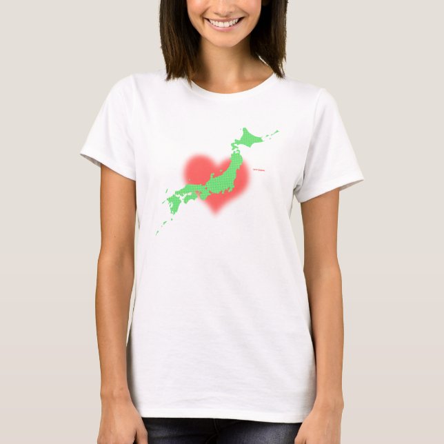 T-shirts Amor Japão (Frente)