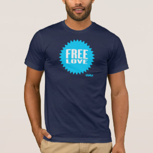 T-shirts amor livre - azul