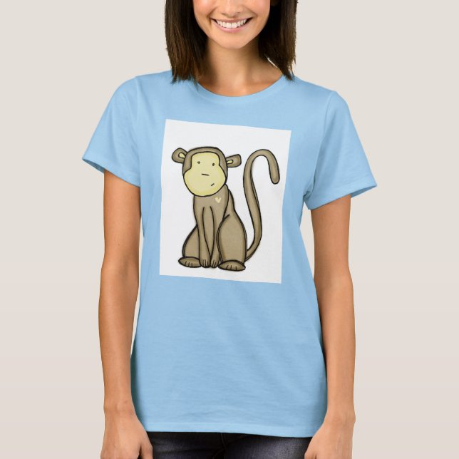 T-shirts amor macaco (Frente)