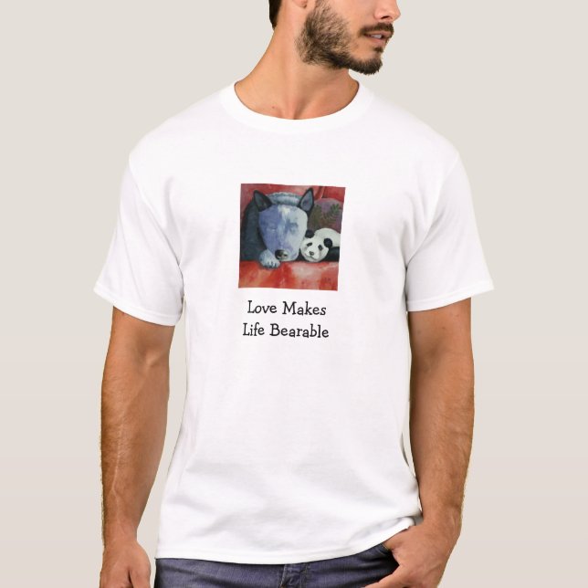 T-shirts Amor MakesLife suportável (Frente)