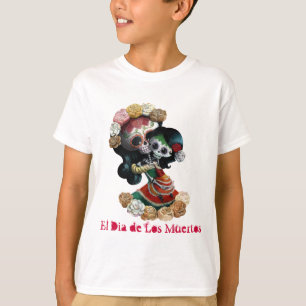 T-shirts Amor maternal de esqueleto mexicano