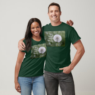 T-shirts Amor Nunca Falha Dandelion1 Corinthians 13