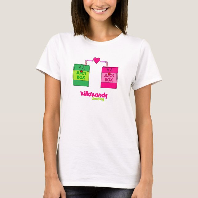 T-shirts Amor suculento da caixa:) (Frente)