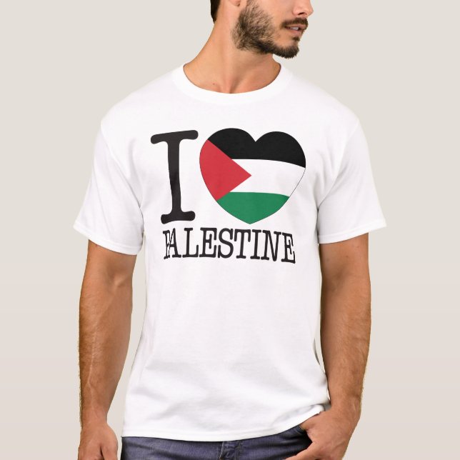 T-shirts Amor v2 de Palestina (Frente)