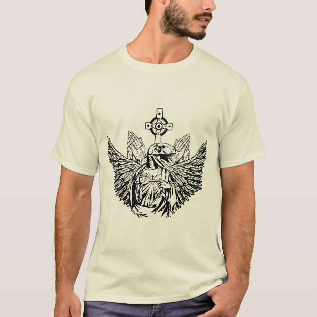 T-shirts Amores de Jesus do raptor você (Frente)