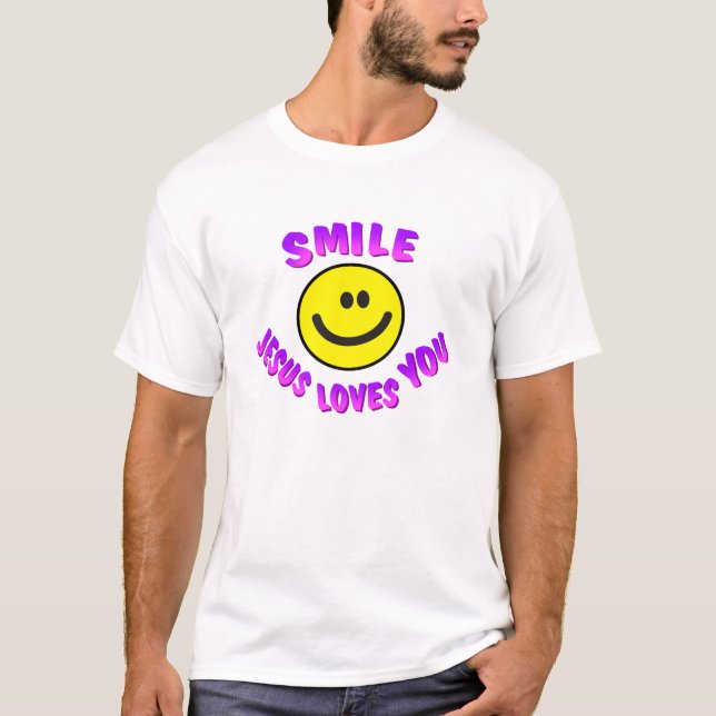 T-shirts Amores de Jesus do sorriso você (Frente)