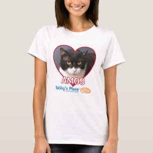 T-shirts Amos - O T das mulheres Relaxed do ajustado