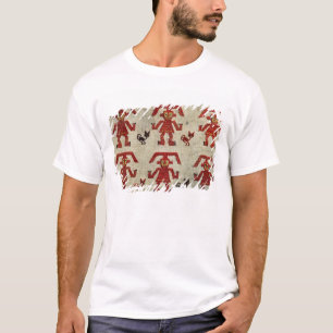 T-shirts Amostra de tecido de Lambayeque com uma figura