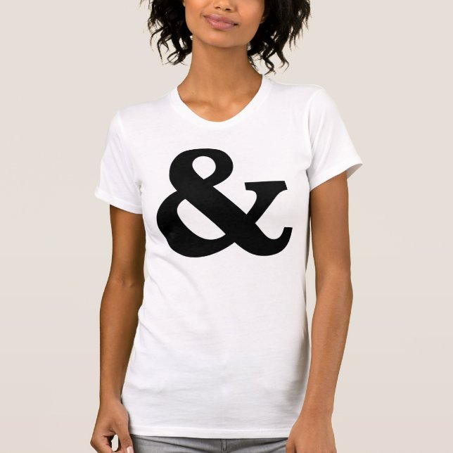 T-shirts Ampersand (Frente)
