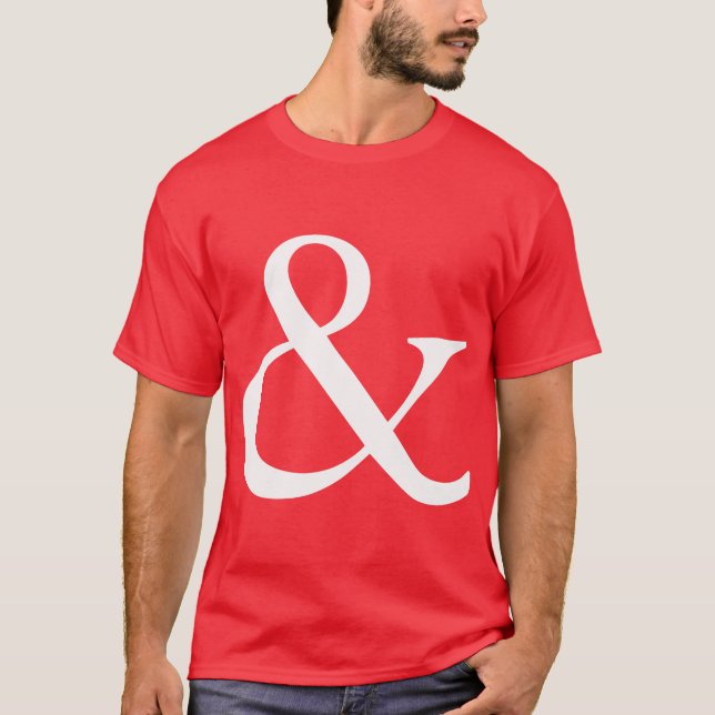 T-shirts Ampersand (Frente)
