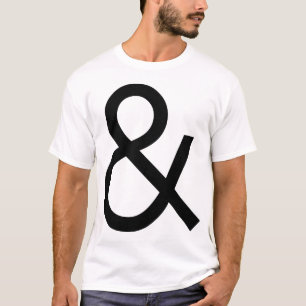 T-shirts Ampersand - Preto com luz