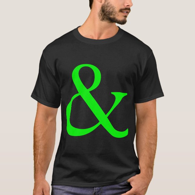 T-shirts Ampersand - verde (Frente)