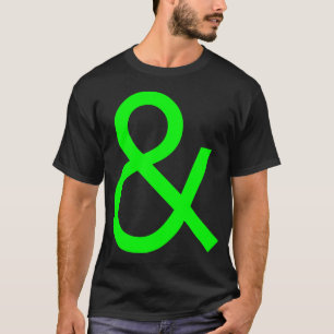 T-shirts Ampersand - Verde no escuro
