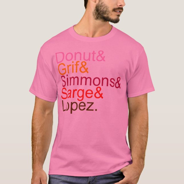 T-shirts Ampersand vermelho da equipe mim (Frente)