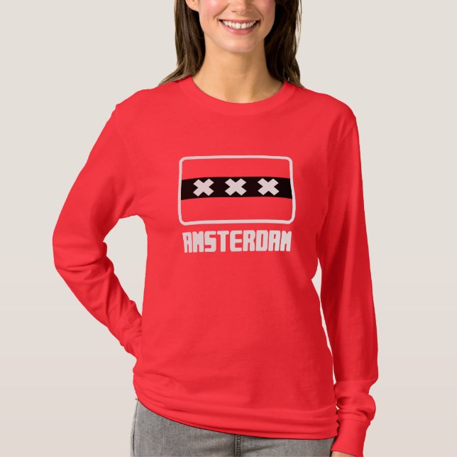 T-shirts Amsterdã (Frente)