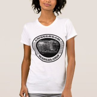 T-SHIRTS AMSTERDÃO PRETO E BRANCO