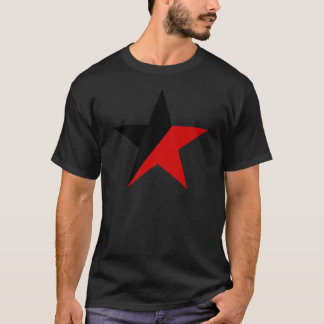T-shirts Anarquismo preto e vermelho do