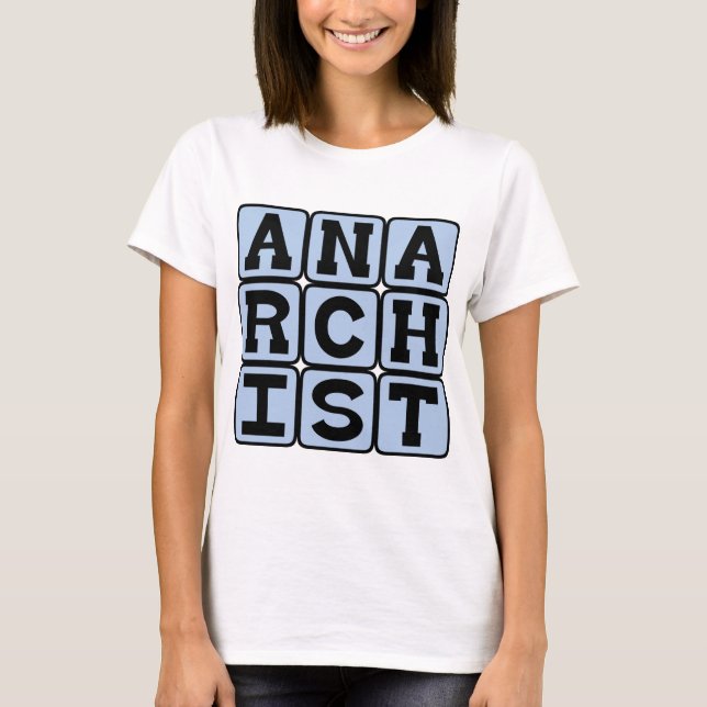 T-shirts Anarquista, Pessoa Subversiva (Frente)