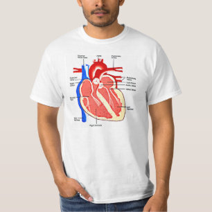 T-shirts Anatomia do Coração Geek