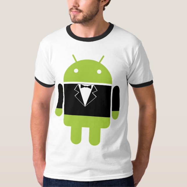 T-shirts Android extravagante (Frente)