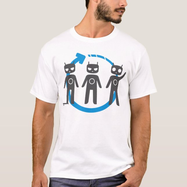 T-shirts Android oficial CM (Frente)