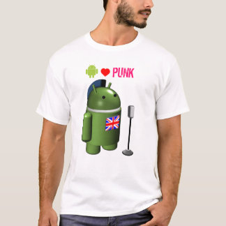 T-shirts Android Robot Loves Punk